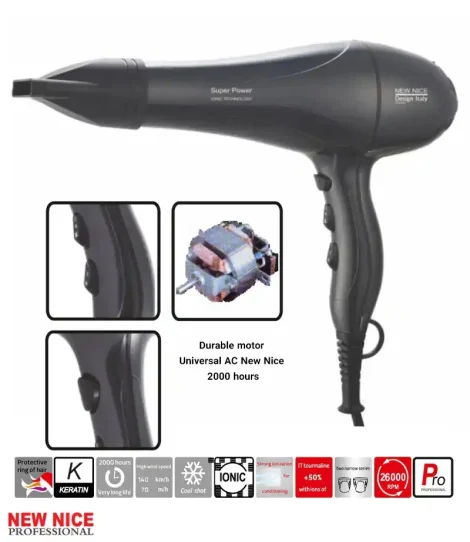 Super-professional Keratin hairdryer Model NW-3025