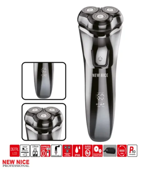 Hair clipper three blades machine (IPX6) Model NW-840